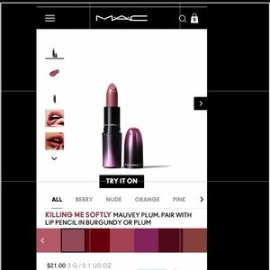 MAC lipstick - Killing Me Softly